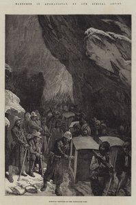 Skitser i Afghanistan, Hospital Dhoolies i Jugdulluk Pass