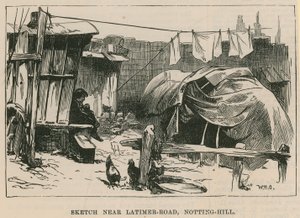 Skitser af sigøjnerliv; Skitse nær Latimer Road, Notting Hill