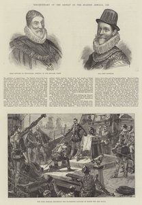 100-året for den spanske armadas nederlag, 1588 af William Heysham Overend