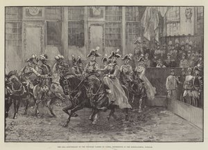 150-års jubilæet for den preussiske Gardes du Corps, Reiterfeste i Rideskolen, Potsdam