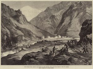 Den afghanske krig, Ali Musjid-passet i Khyber, med den avancerede garde fra 14. Sikhs