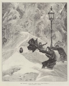 The Blizzard i New York, Twenty-Sixth Street den 12. marts
