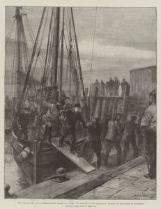 Tabet af det nordtyske Lloyd Steam-skib Elbe, den 30. januar, ud for Lowestoft, landing af overlevende ved Lowestoft af William Heysham Overend
