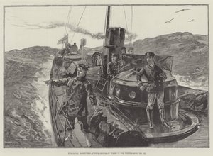 Sømanøvrerne, prins George af Wales i sin torpedobåd (nr. 79)