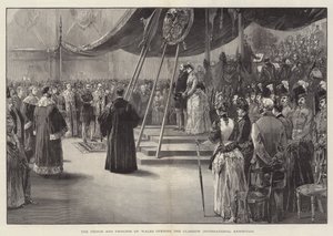 Prinsen og Prinsessen af Wales åbner Glasgow International Exhibition