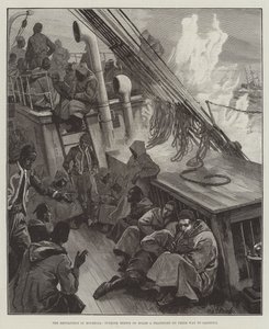 Revolutionen i Roumelia, tyrkiske redifs ombord på en transport på vej til Salonica