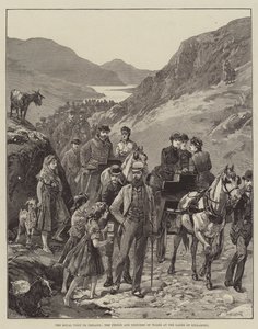 Det kongelige besøg i Irland, Prinsen og prinsessen af Wales ved søerne i Killarney