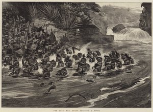 Zulukrigen, Zuluer krydser en flod