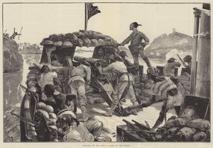 Krig på Nilen, et streg mod fjenden af William Heysham Overend