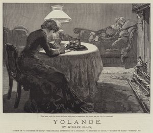 Yolande, af William Black