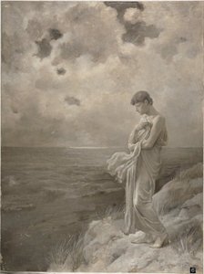 Sonnet: "Når jeg frygter, at jeg kan holde op med at være", 1887 af William Hicok Low