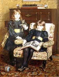 Portræt af May og Violet Craik af William Hippon Gadsby