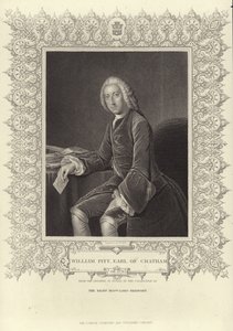Portræt af William Pitt den Ældre af William Hoare