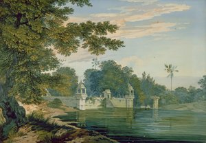 En udsigt nær Agra, ca. 1780 af William Hodges