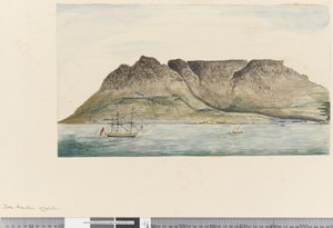 Side 12 Taffelbjerget, Cape Town af William Hodges
