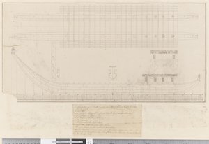 Side 14b Forklaring af en dobbeltkano set ved Amsterdam i Sydhavet af William Hodges