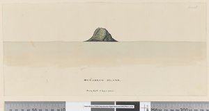 Side 25a/b Osnabrug Ø med S ved W 5 ligaer væk af William Hodges