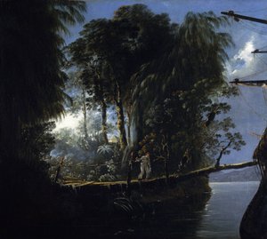 Pickersgill Harbor, Dusky Bay (New Zealand, New Zealand) af William Hodges