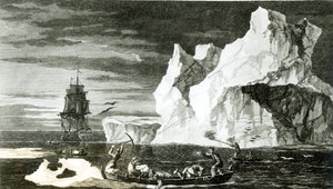 Isøerne den 9. januar 1773, indgraveret af B. T. Pouney, 31. februar 1777
