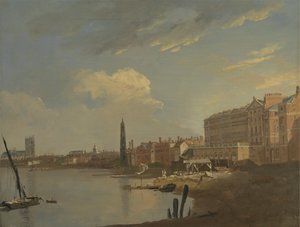 Themsen og Adelphi af William Hodges
