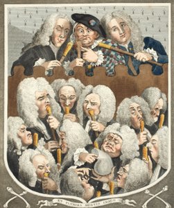 A Consultation of Physicians, eller The Company of Undertakers, illustration fra 