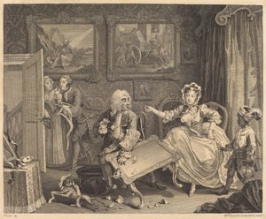 En skøges fremskridt: pl.2 af William Hogarth