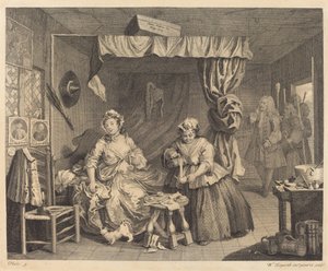 En skøges fremskridt: pl.3 af William Hogarth