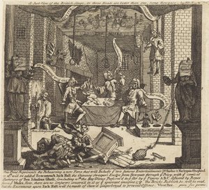 En retfærdig udsigt over den britiske scene af William Hogarth