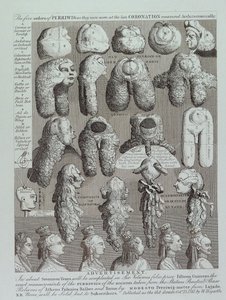 Annonce for parykker af William Hogarth