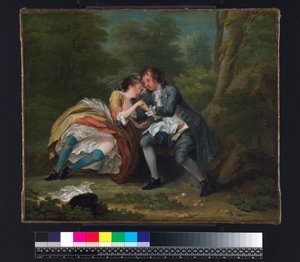 Efter, ca. 1730-31 (olie på lærred) af William Hogarth