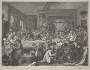 En valgunderholdning af William Hogarth