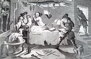 En okkult scene af William Hogarth