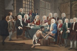 Bambridge tiltalt for mord af en komité i Underhuset, illustration fra 