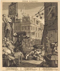 Ølgade af William Hogarth