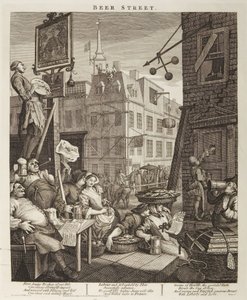 Ølgaden af William Hogarth