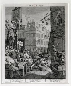 Beer Street, 1751 af William Hogarth