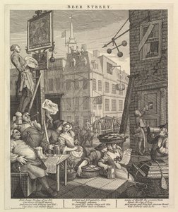Beer Street, 4. februar 1751. af William Hogarth