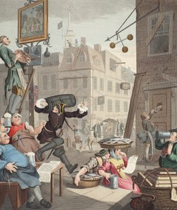 Beer Street, illustration fra 
