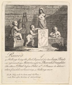 Drenge kigger på naturen, 1731-51. af William Hogarth