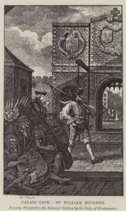 Calais Port af William Hogarth