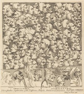Karakterer og karikaturer af William Hogarth