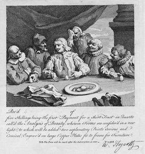 Columbus Breaking the Egg, 1752 af William Hogarth
