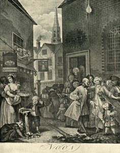 Covent Garden midt på dagen, 1738, 1925. af William Hogarth