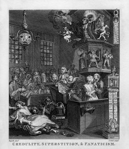 godtroenhed, overtro og fanatisme af William Hogarth af William Hogarth