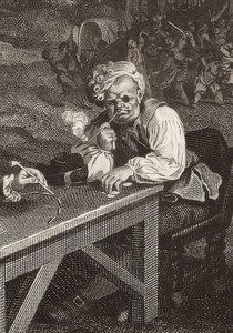 Fire aftryk af et valg / De almindelige valg. Ark 2: Indsamling af stemmer / Fang stemmer (detaljer, se også billede nummer 51281). 1757 af William Hogarth