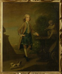Horace Walpole, 10 år, 1727-8 af William Hogarth