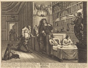Hudibras og advokaten af William Hogarth
