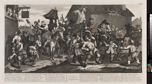 Hudibras og Skimmington af William Hogarth