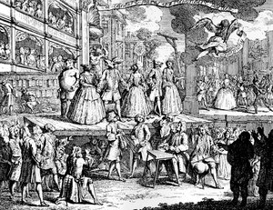 Hvis musikkens charme kan hjerter fascinere, 1730. af William Hogarth