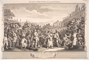Industri og lediggang af William Hogarth